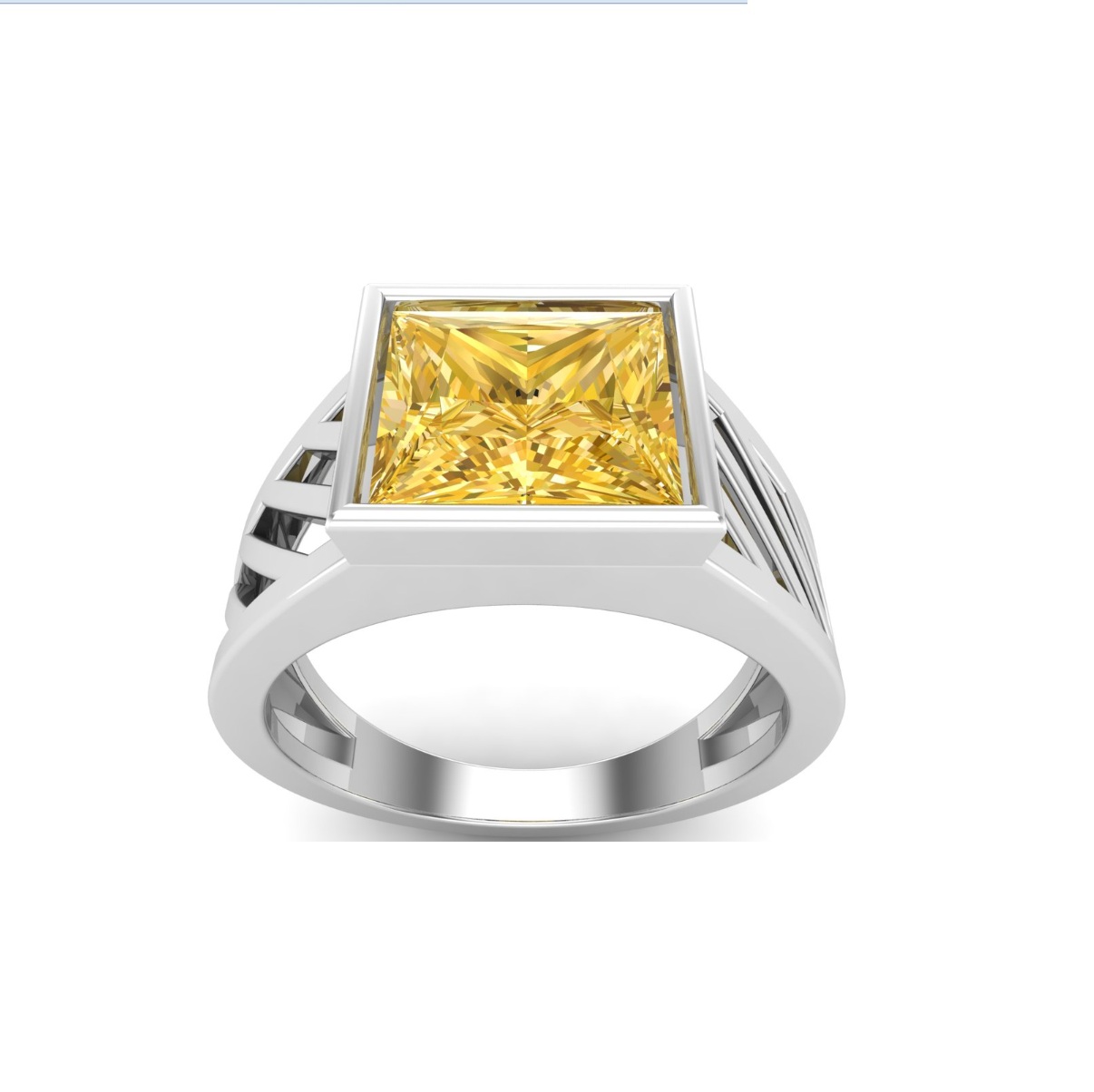 Bague citrine argent Hinnoya